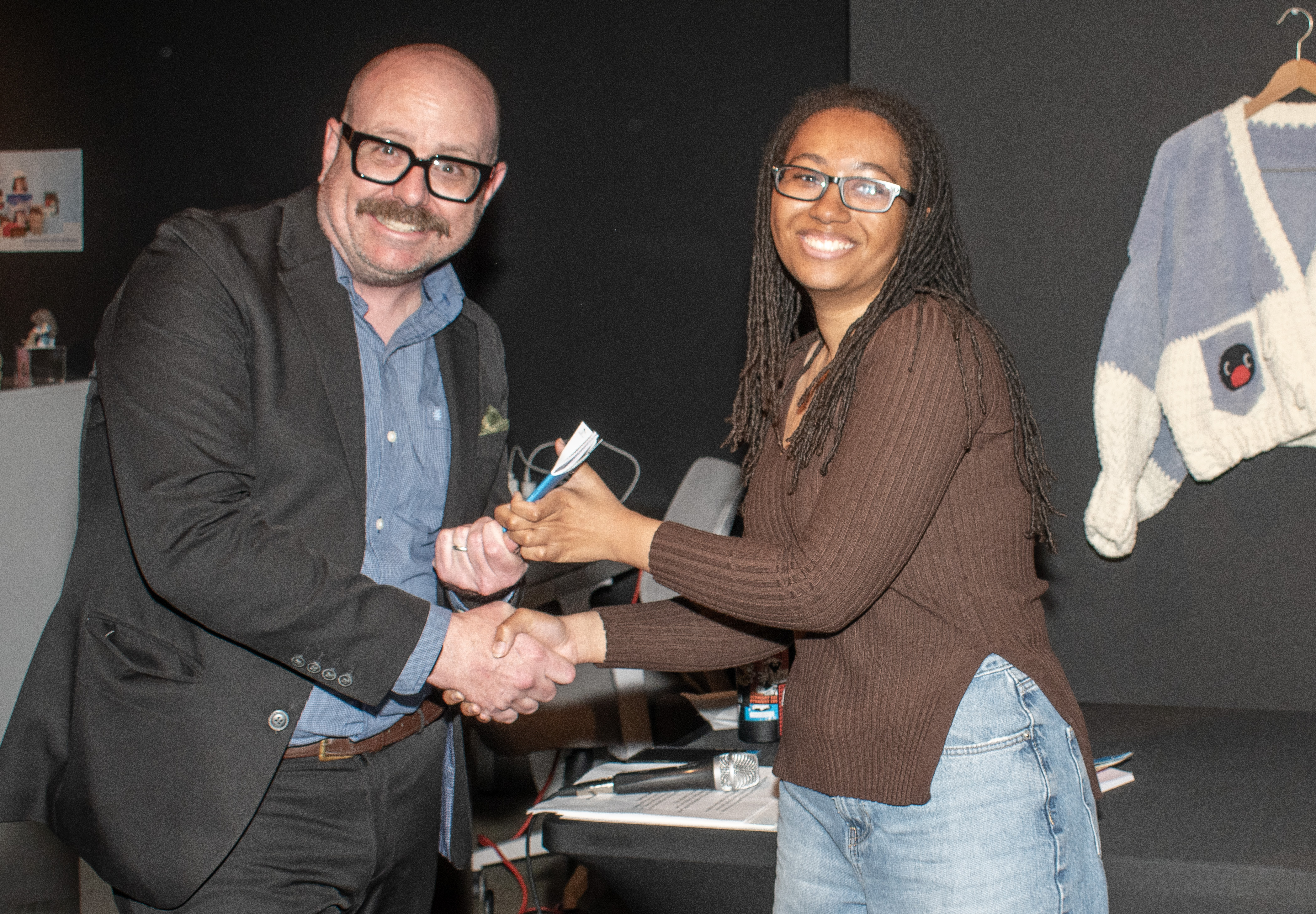 Reception photo of 2D+3D+ awards.