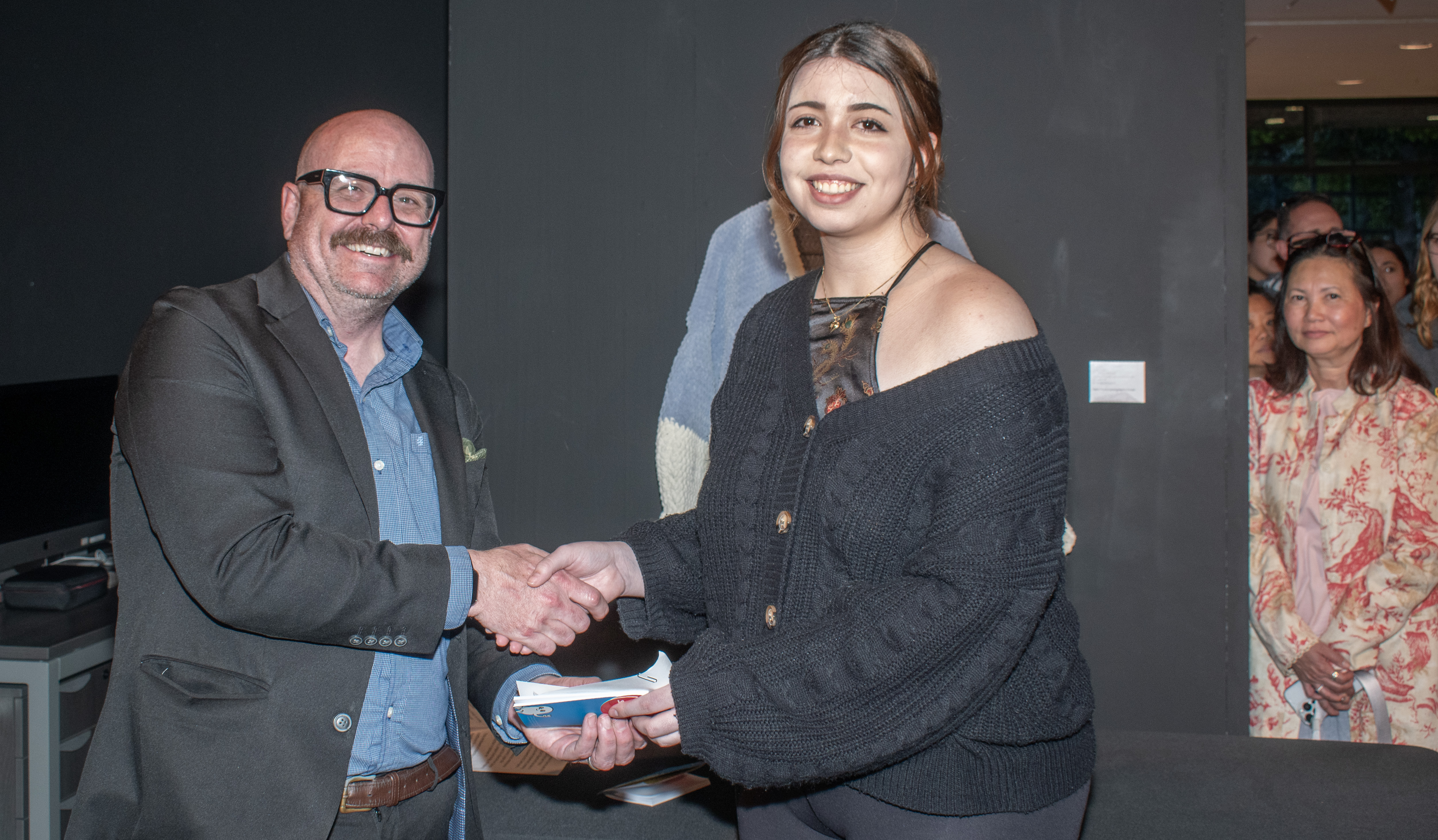 Reception photo of 2D+3D+ awards.