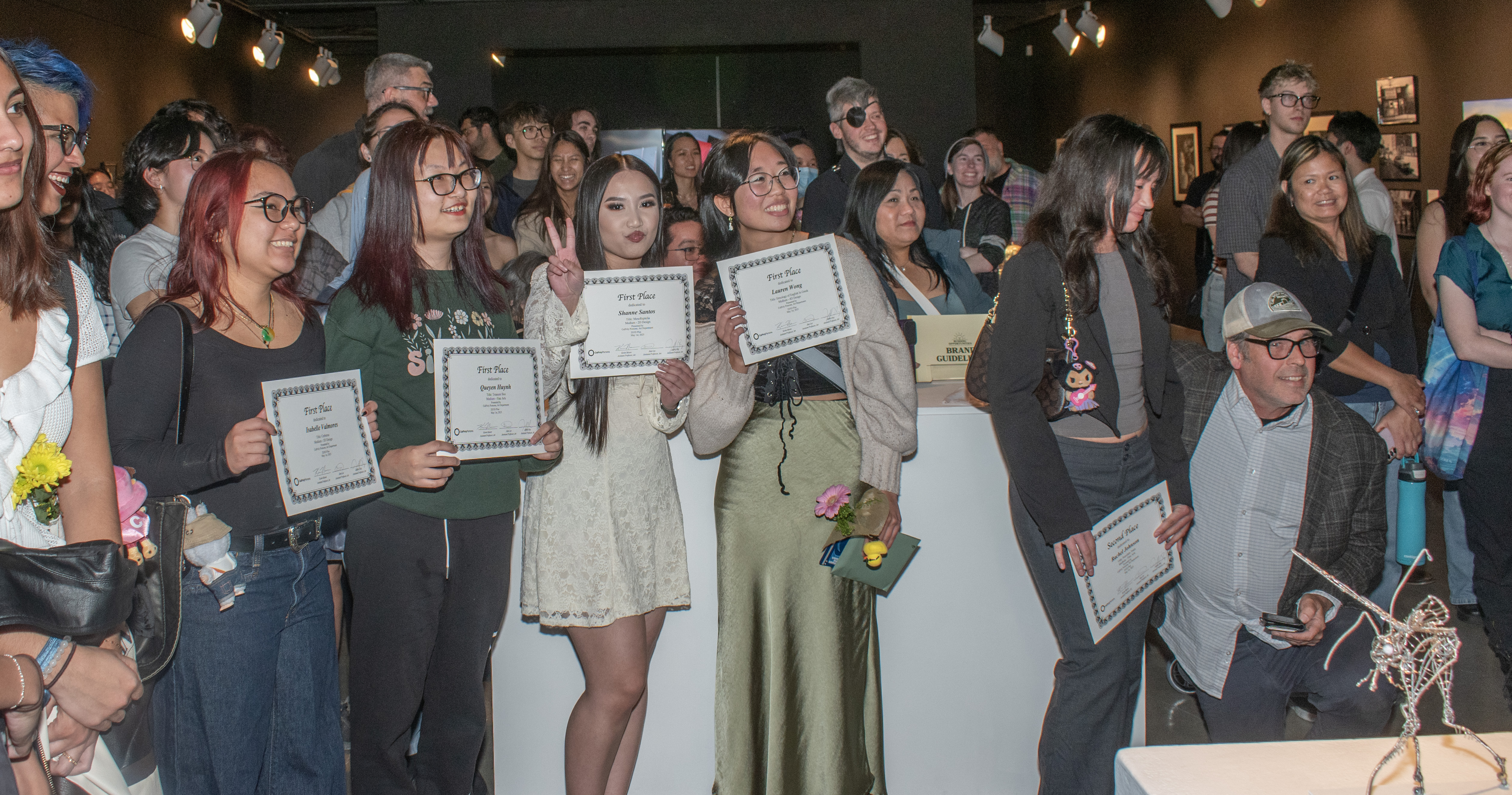 Reception photo of 2D+3D+ awards.
