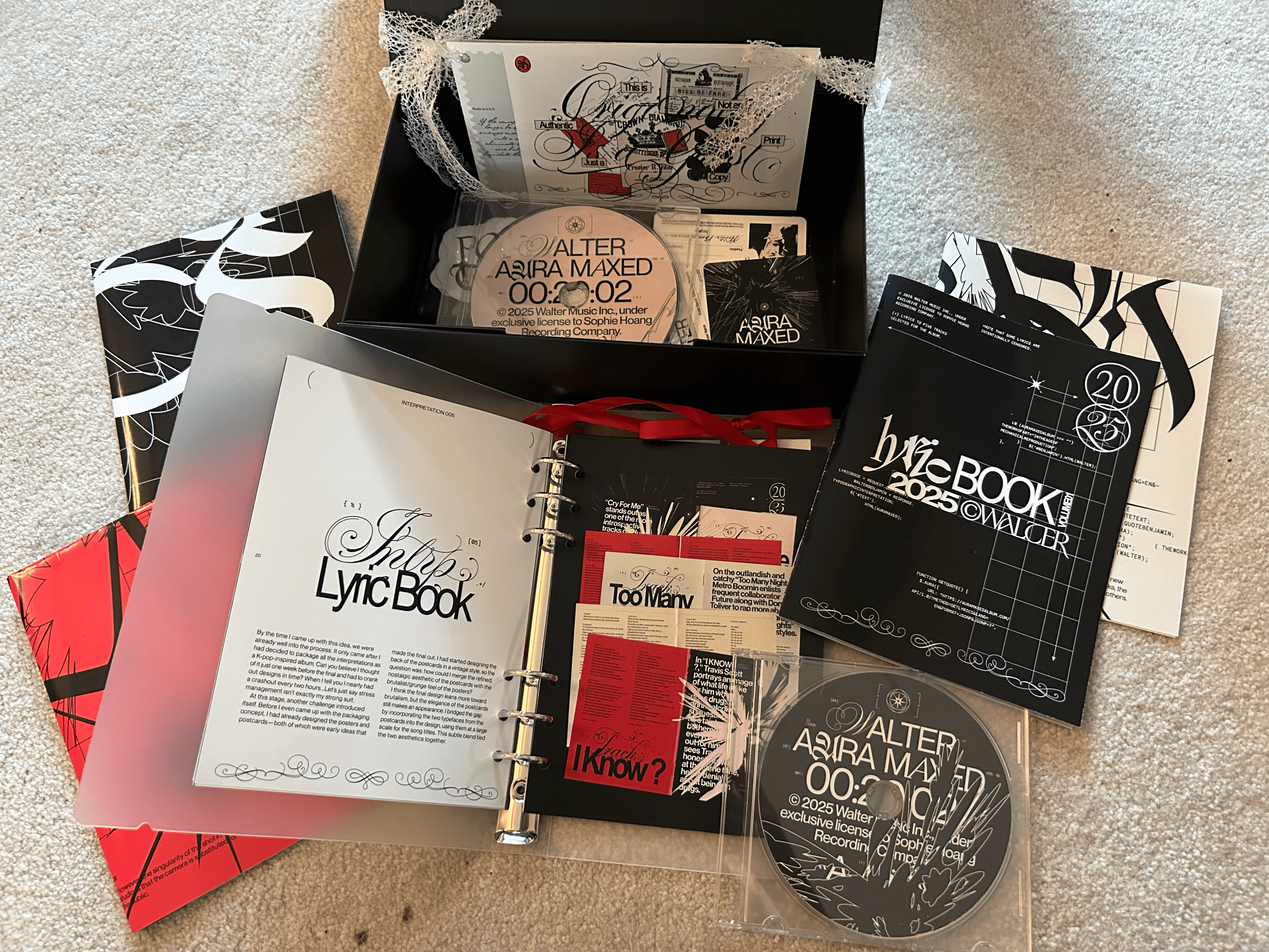 "Aura Maxed Album Package" by Sophie Hoang