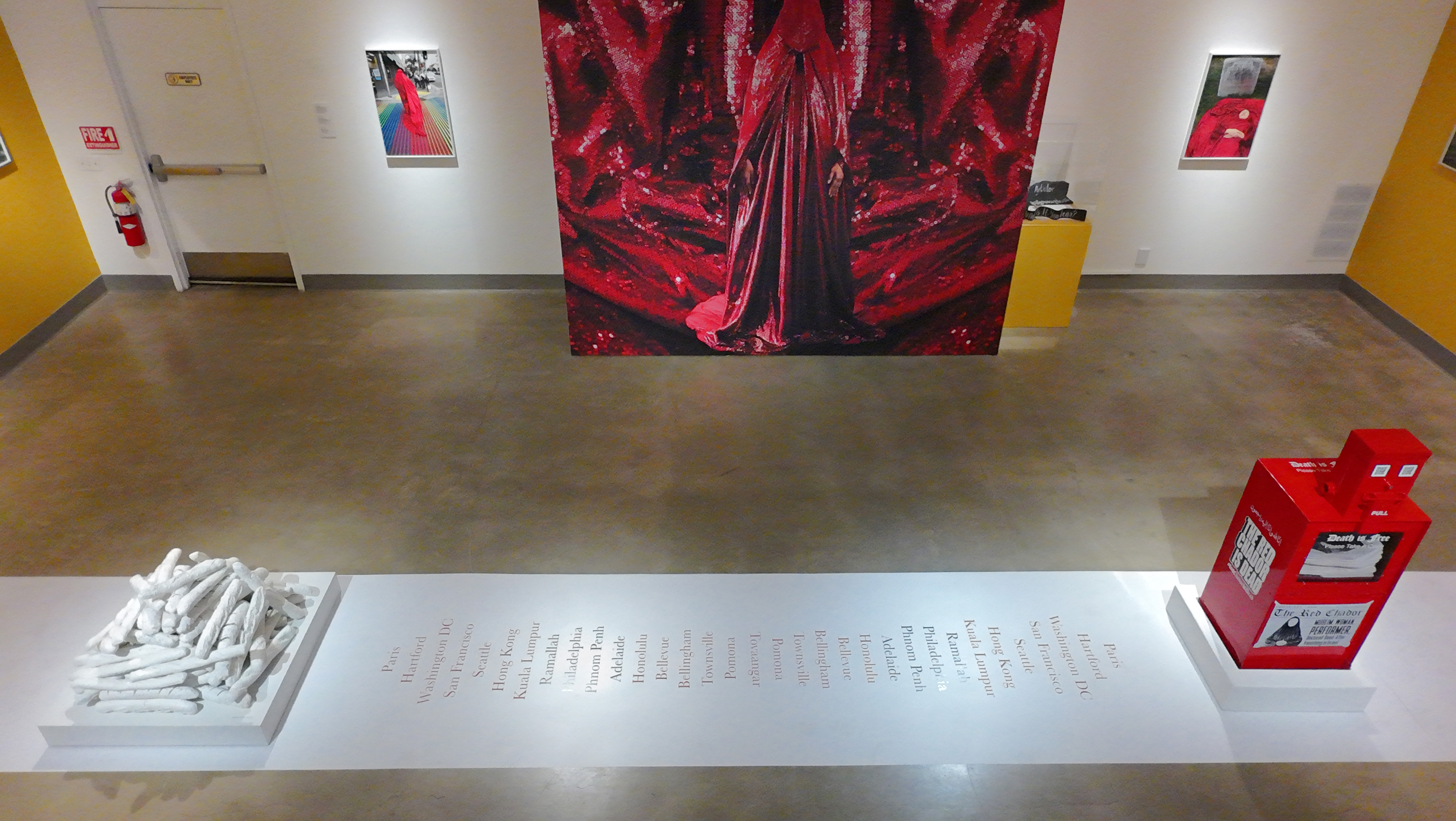 Aerial shot of West Gallery