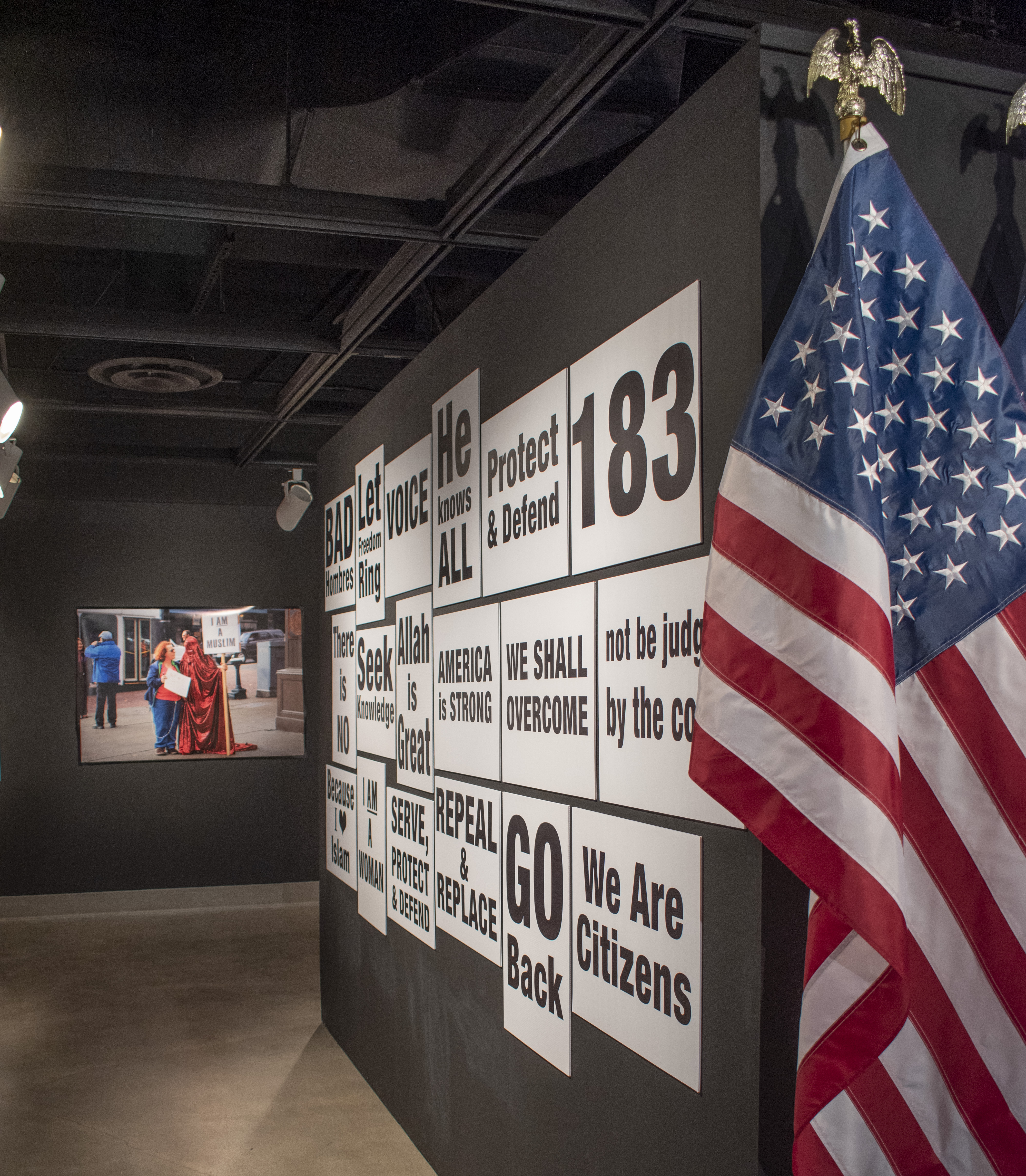 Installation photo of Back Gallery