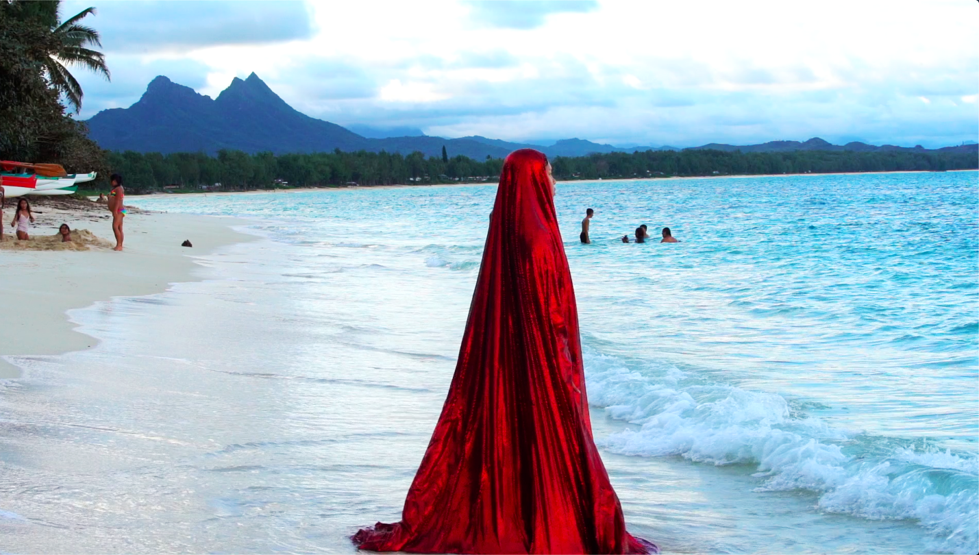 Still image from the video "The Red Chador: Genesis I"