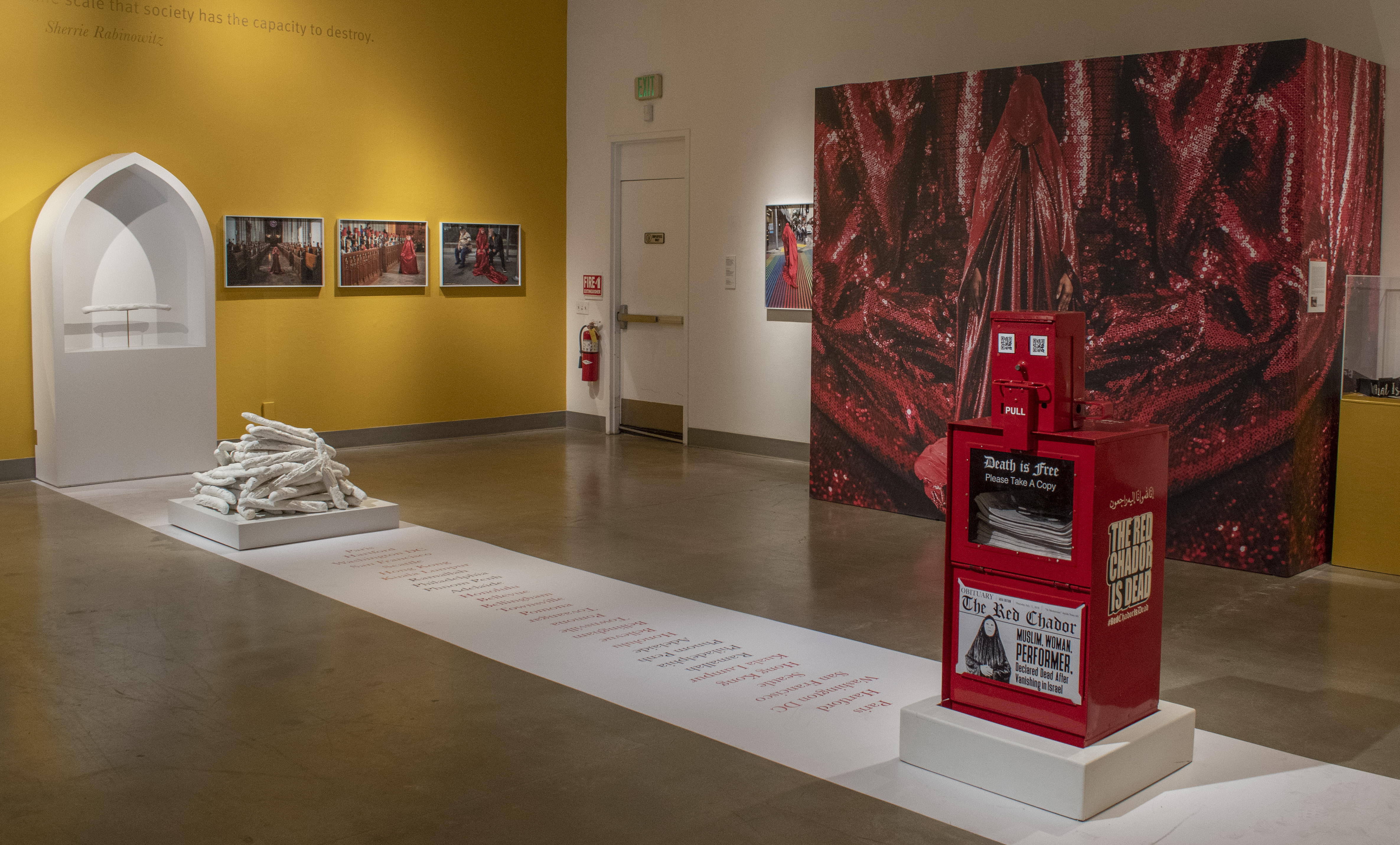 Installation shot of West Gallery