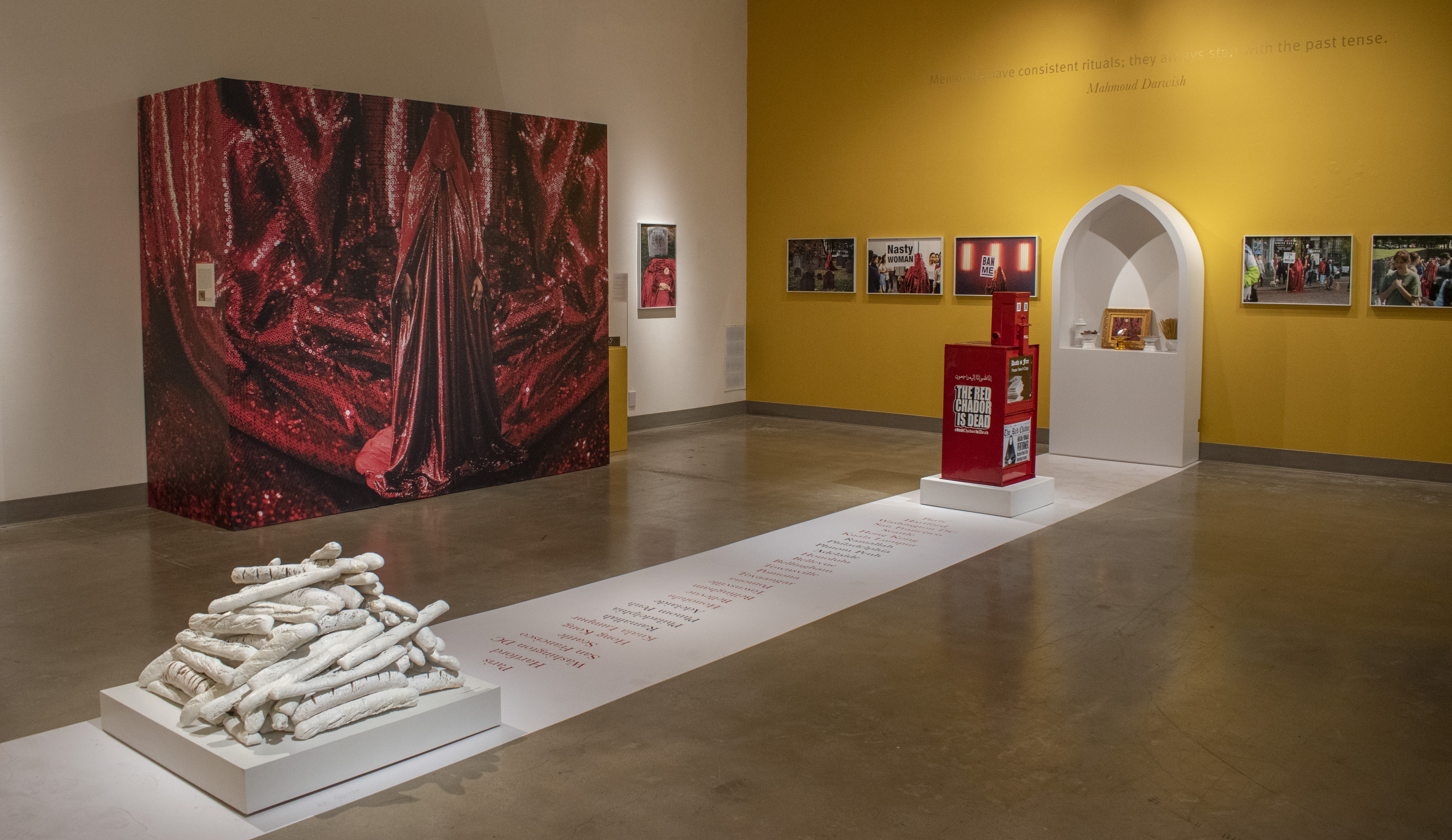 Installation view of West Gallery