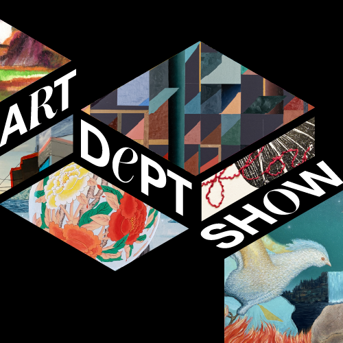 Promotional graphic for the "Art Department Triennial".