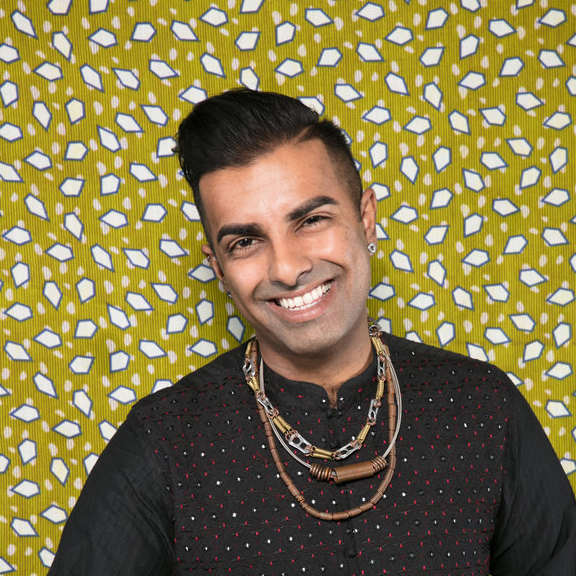 Artist Saqib Keval Collaborator/Co-founder, People’s Kitchen Collective Photo Credit: Molly DeCoudreaux