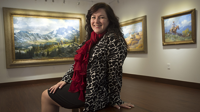 Portrait of Curator Michele Cairella Fillmore