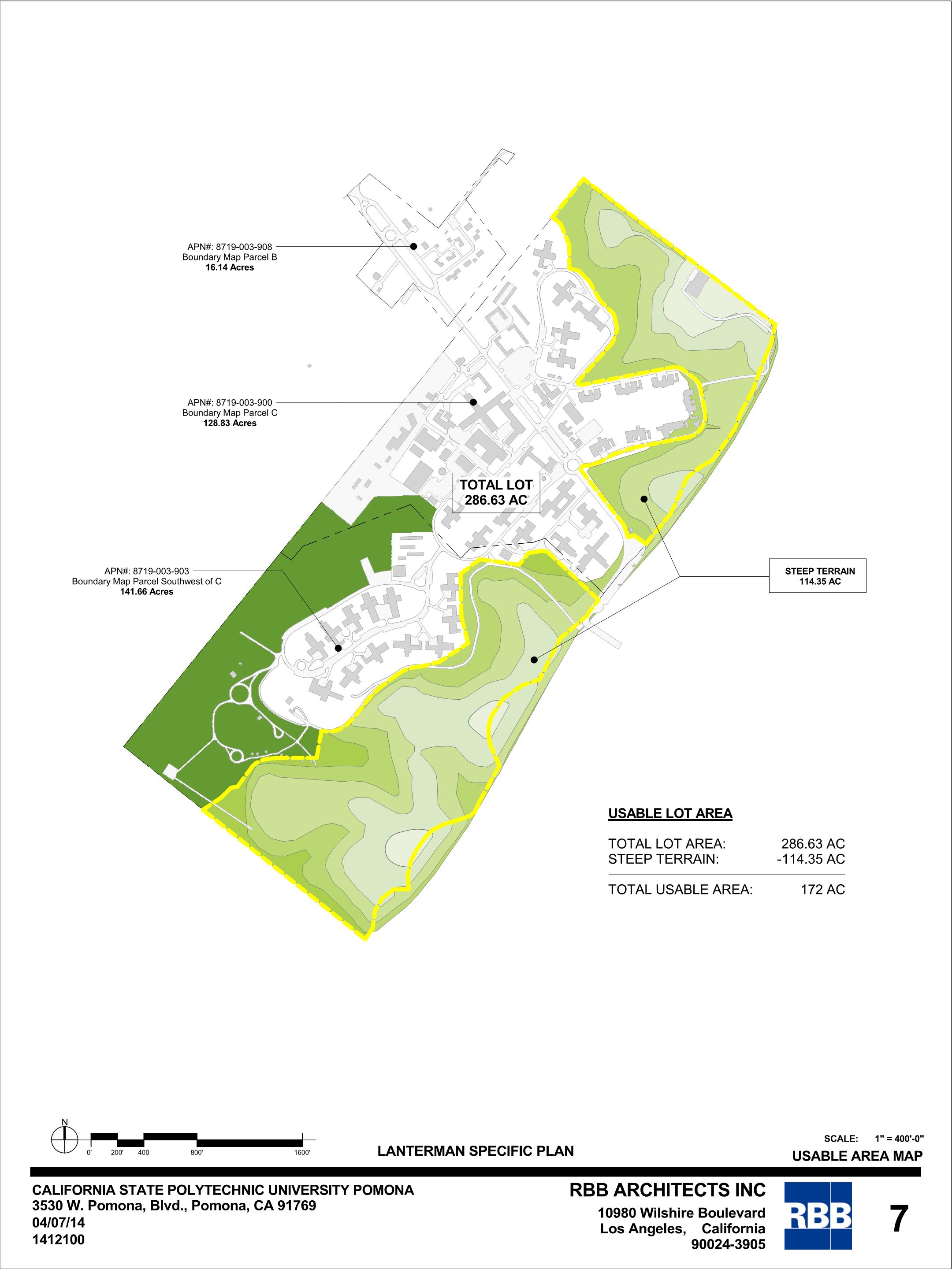 Lanterman Usable Lot Area
