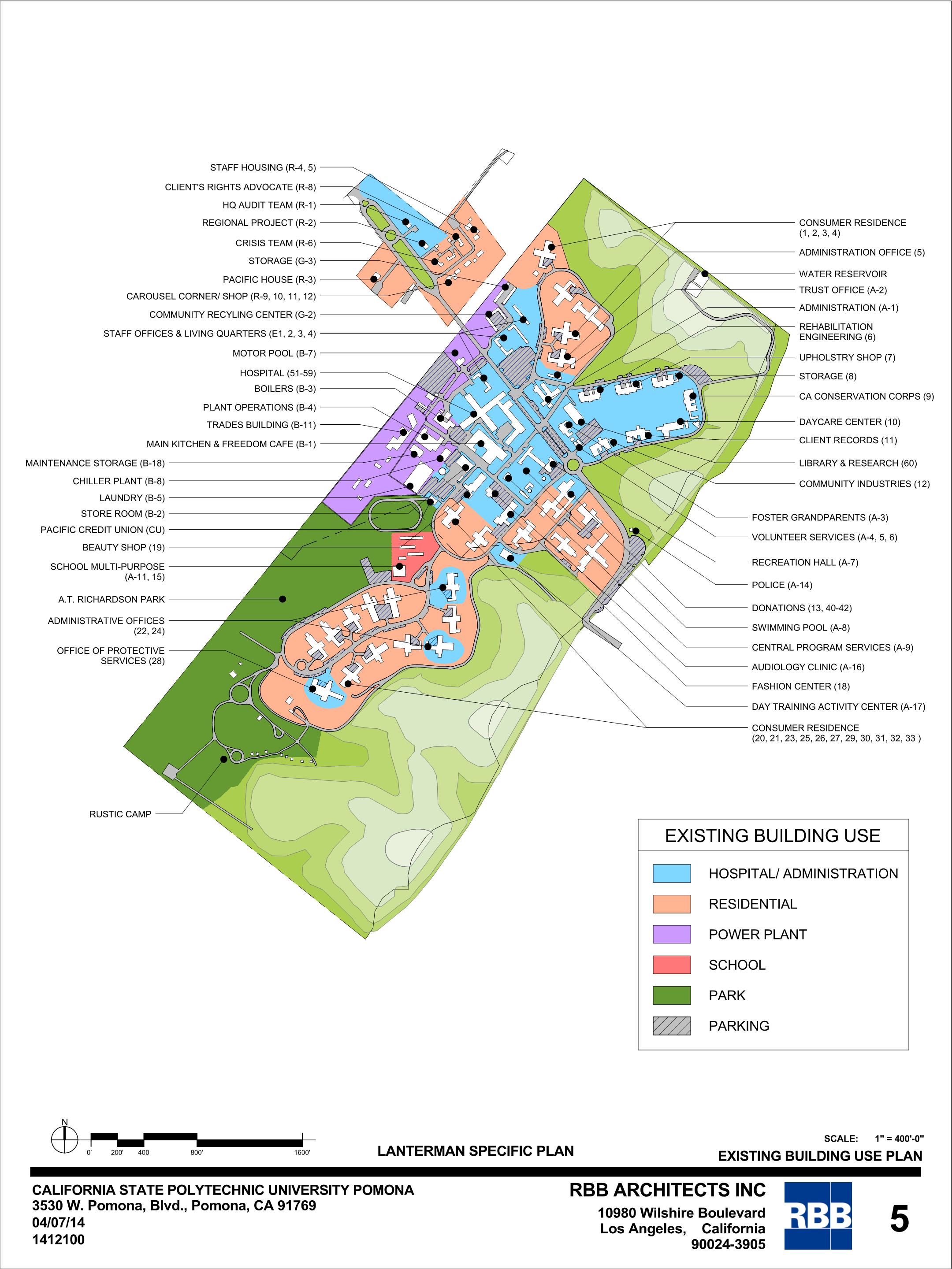 Labels of Lanterman Map