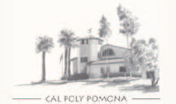 sketch of horse stables at Cal Poly Pomona