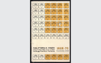 Cover of a 1969–70 California State Polytechnic College library catalog