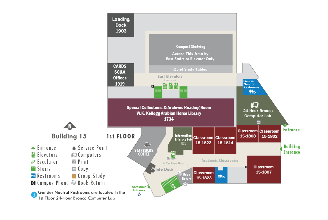 map library first floor