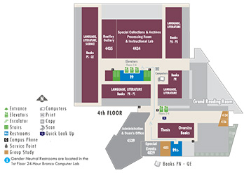 map thumbnail library fourth floor