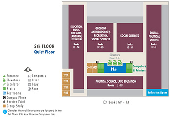 map thumbnail library fifth floor