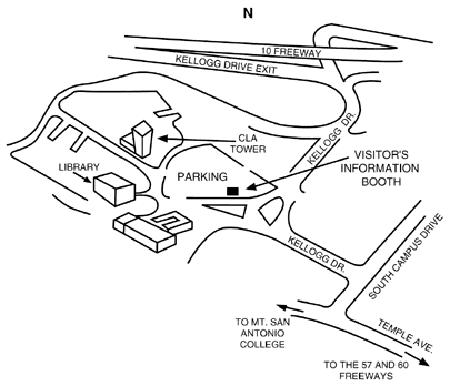 Cal Poly Pomona map