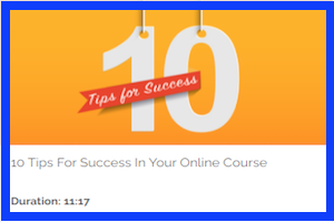number ten with tips for success banner