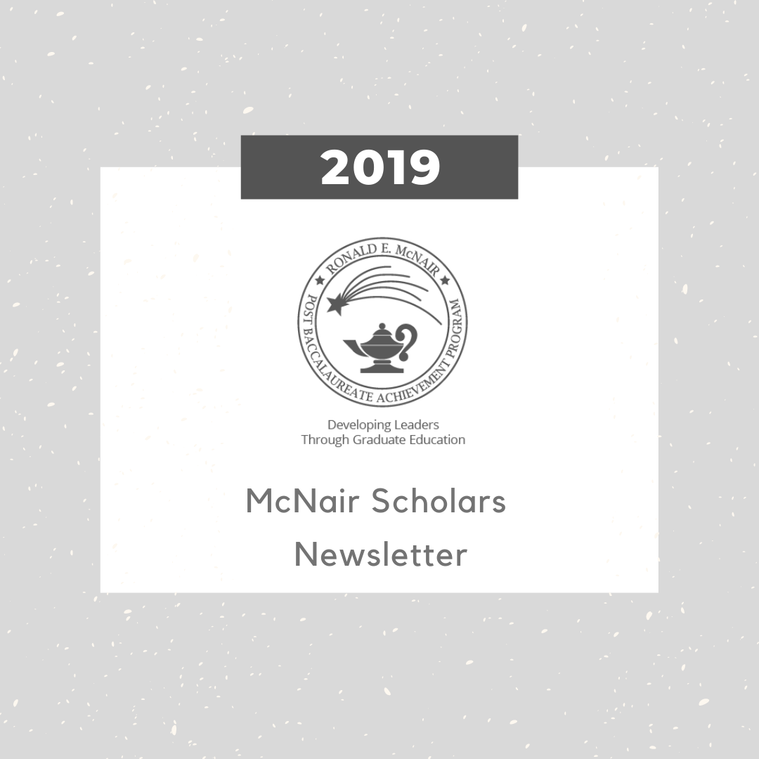 2019 McNair Newsletter