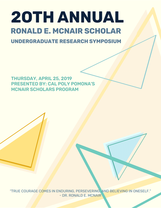 2019 McNair Program Cover