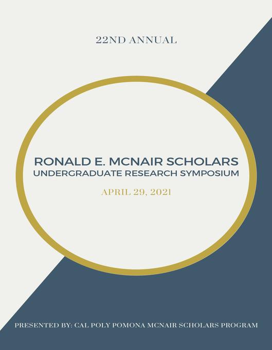 2021 McNair Program Cover