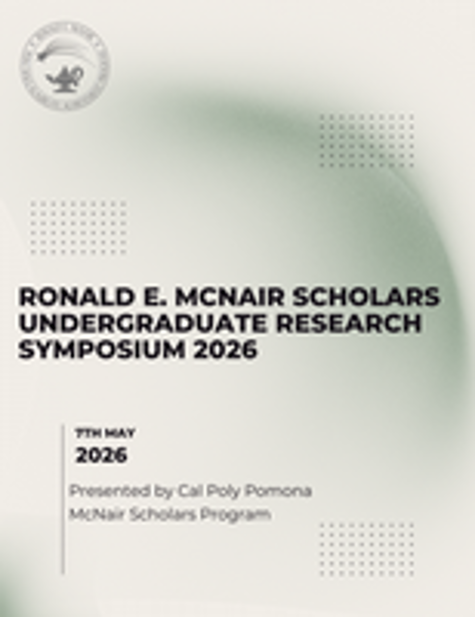 2026 McNair Program Cover