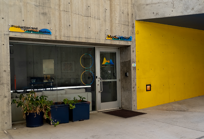 Entrance door to MediaVision