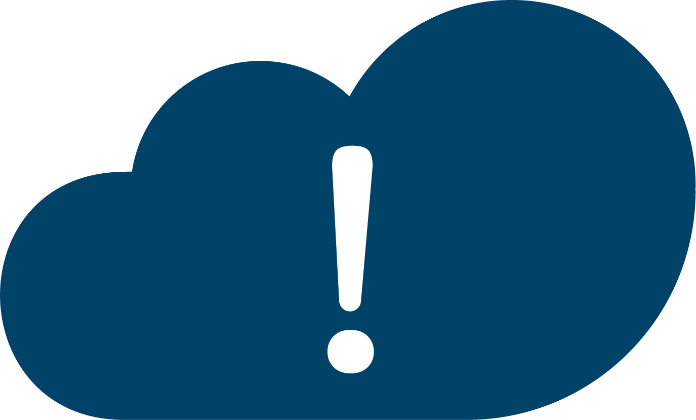 Cloud with Exclaimation Point