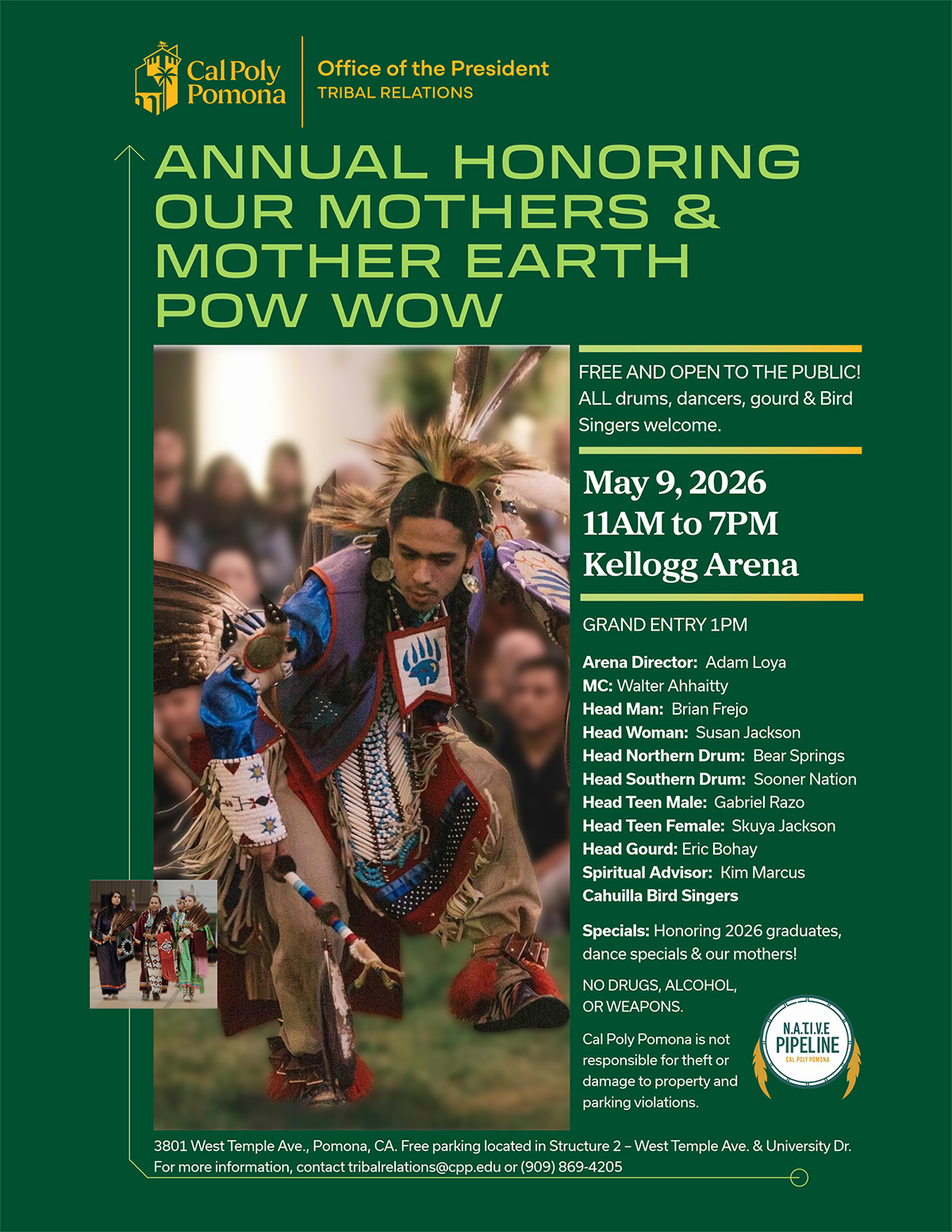 Annual Honoring Our Mothers and Mother Earth Pow Wow event flyer