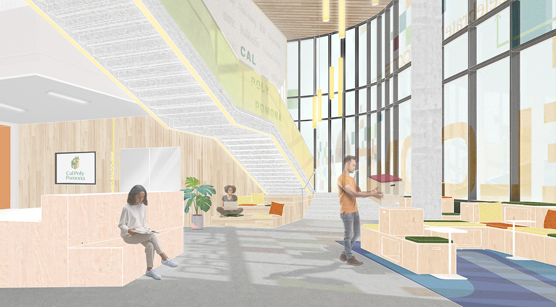 Welcome Center new lobby interior rendering