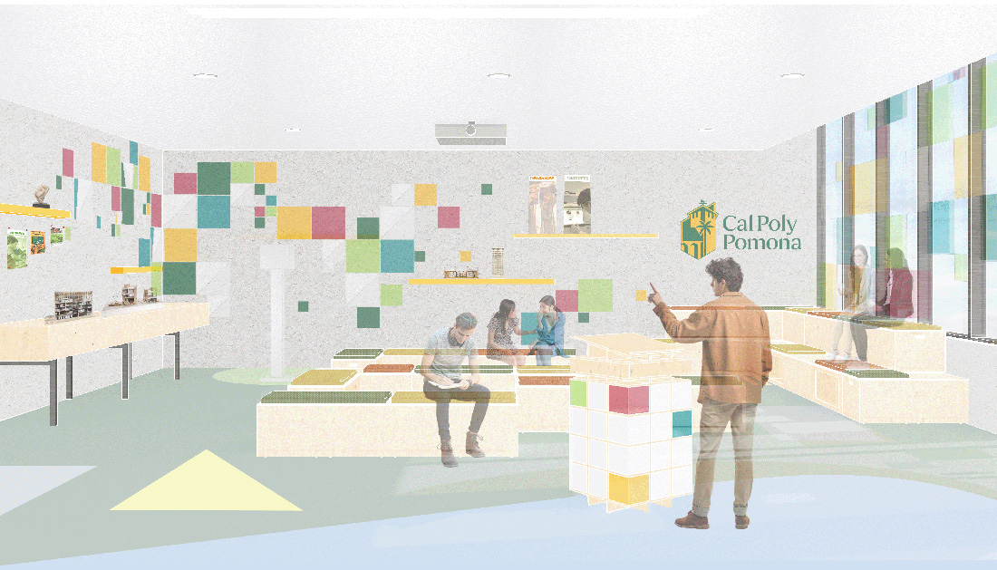 Welcome Center room interior rendering