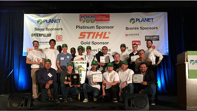 A Cal Poly Pomona team finished third in the PLANET Student Career Days National Collegiate Landscape Competition.
