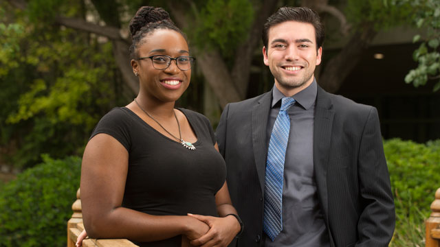 Naomi Alexander and Josh Ebiner are Panetta Interns from Cal Poly Pomona.