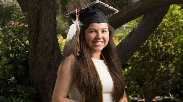 College of Business Administration graduate Sarah De Herrera recently was selected as one of the "25 Under 25 Native Youth Leaders."