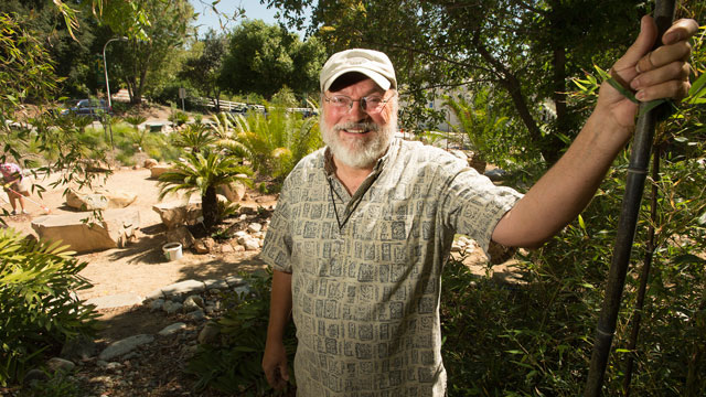 Mike Brown, curator of BioTrek, has been named Provost's Award Staff Member of the Year.