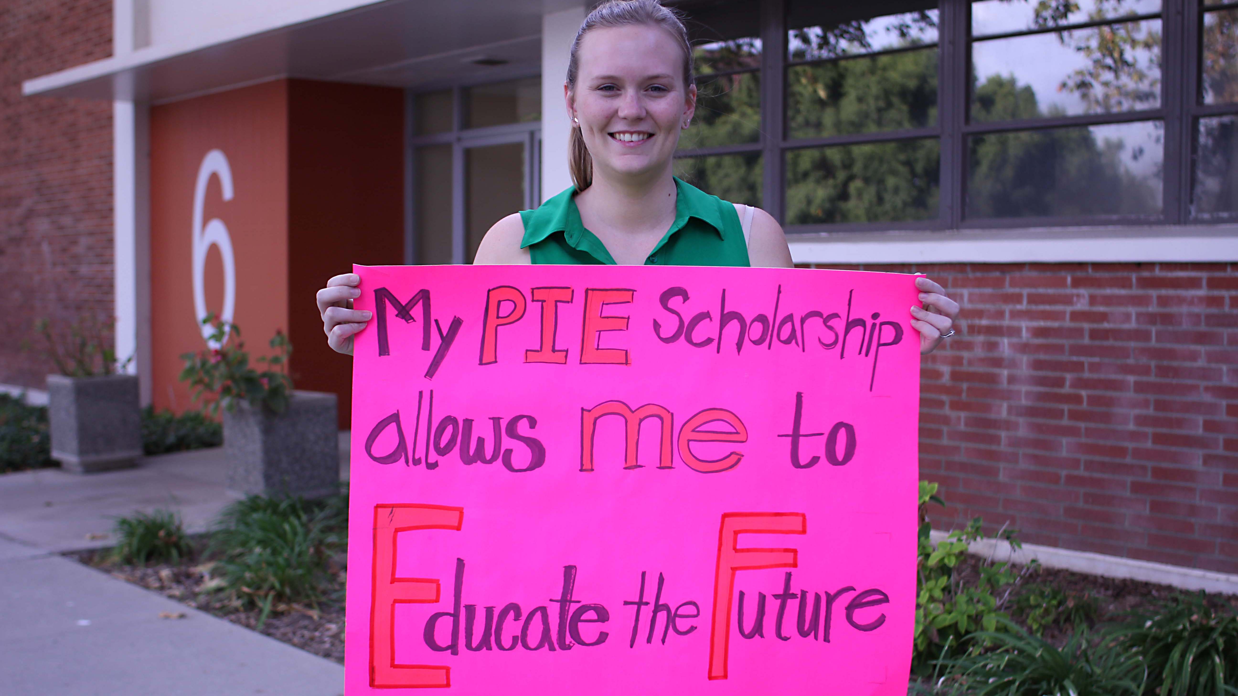 The PIE Scholarship will receive matching funds from the 36-hour Build the Future campaign.