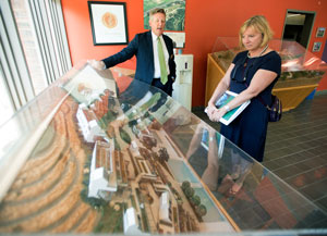 Eisen talks with Kyle Brown, director of the Lyle Center for Regenerative Studies.