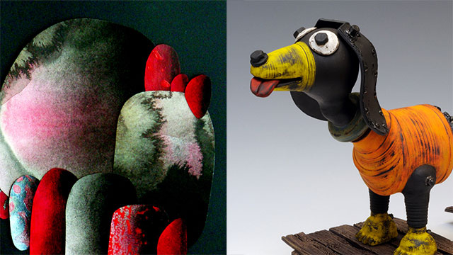 The Ink & Clay 42 art show runs through Oct. 27 at the W. Keith and Janet Kellogg University Art Gallery.