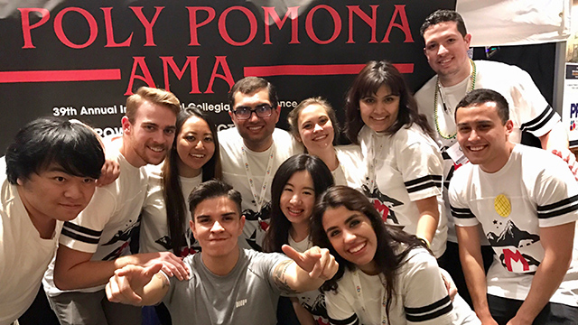 Students in the Cal Poly Pomona chapter of the American Marketing Association competed against peers from 200 colleges and universities.