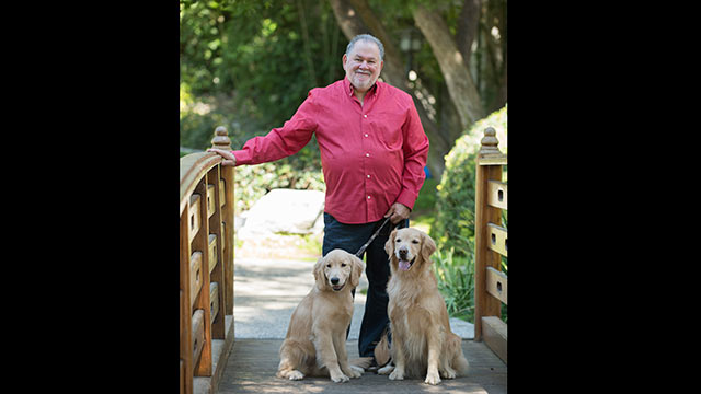Caption: Professor Aubrey Fine, an expert on human-animal interaction and animal assisted therapy, recently co-edited a new book on the topic.