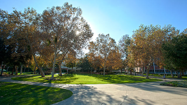 The University Quad at Cal Poly Pomona.