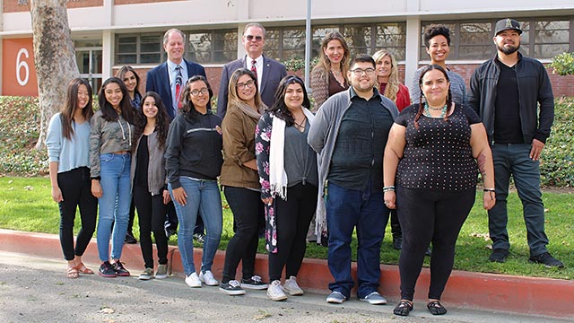 Students from the College of Education and Integrative Studies ranked No. 1 in community service-learning hours for 2016-17, completing 9, 240 hours.