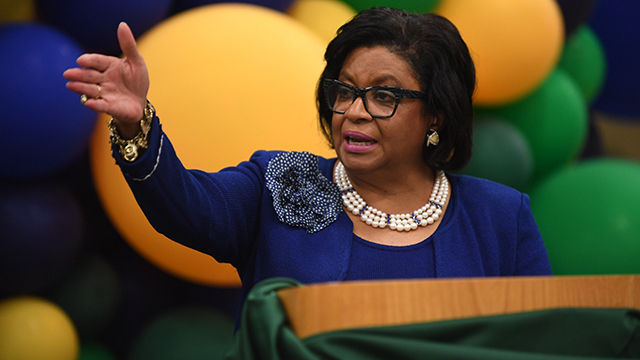 President Coley ushers in the new academic year during Convocation 2018.