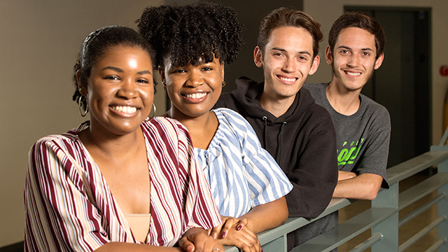 Twins Karsten and Kristen Bush and Daylen and Conner McDaniel are all pursuing careers in engineering.
