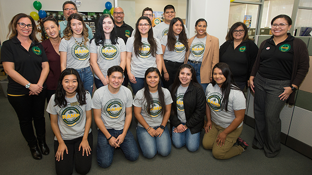 RAMP staff and students pose for a group photo at its recent 30-year anniversary celebration.