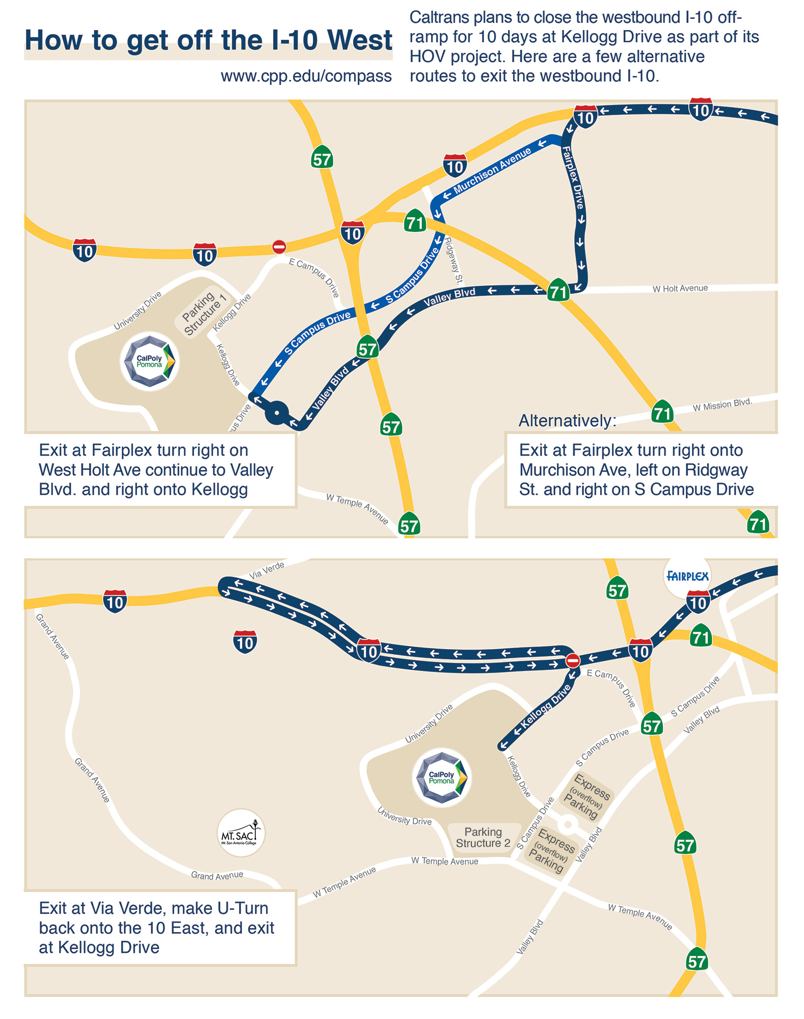 Caltrans alternate map 
