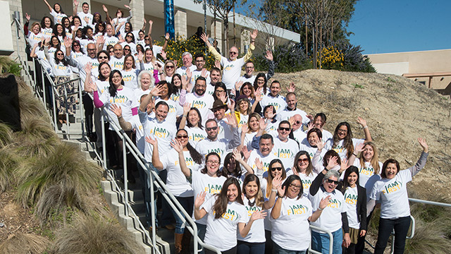 Faculty and staff group photo