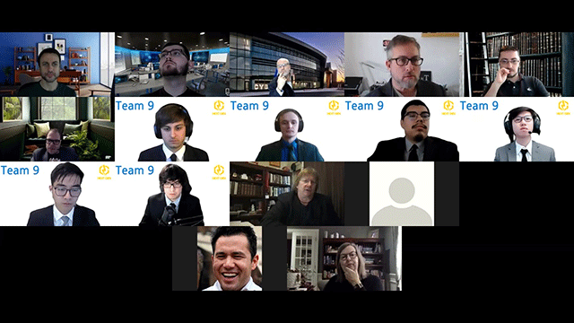 A team of CPP student cybersecurity team.