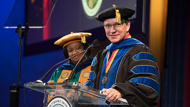 College of Business Administration Dean Erik Rolland