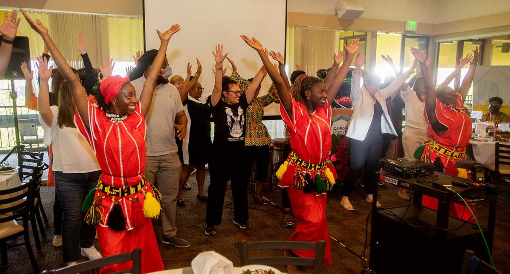 African Soul International performs during the Juneteenth Event.