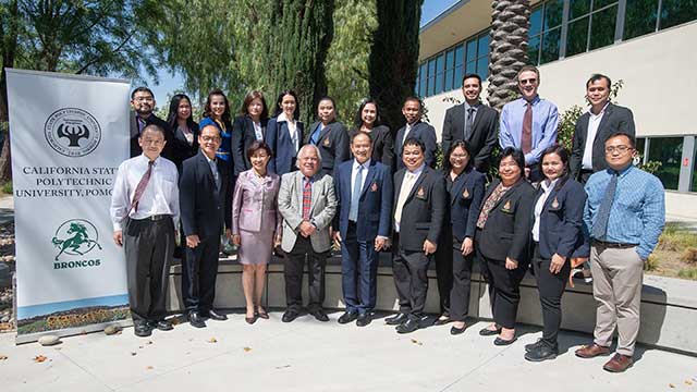 Rajamangala University of Technology Thanyaburi visits Cal Poly Pomona on June 17, 2022.